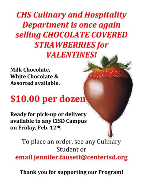Chocolate Covered Strawberries Price List